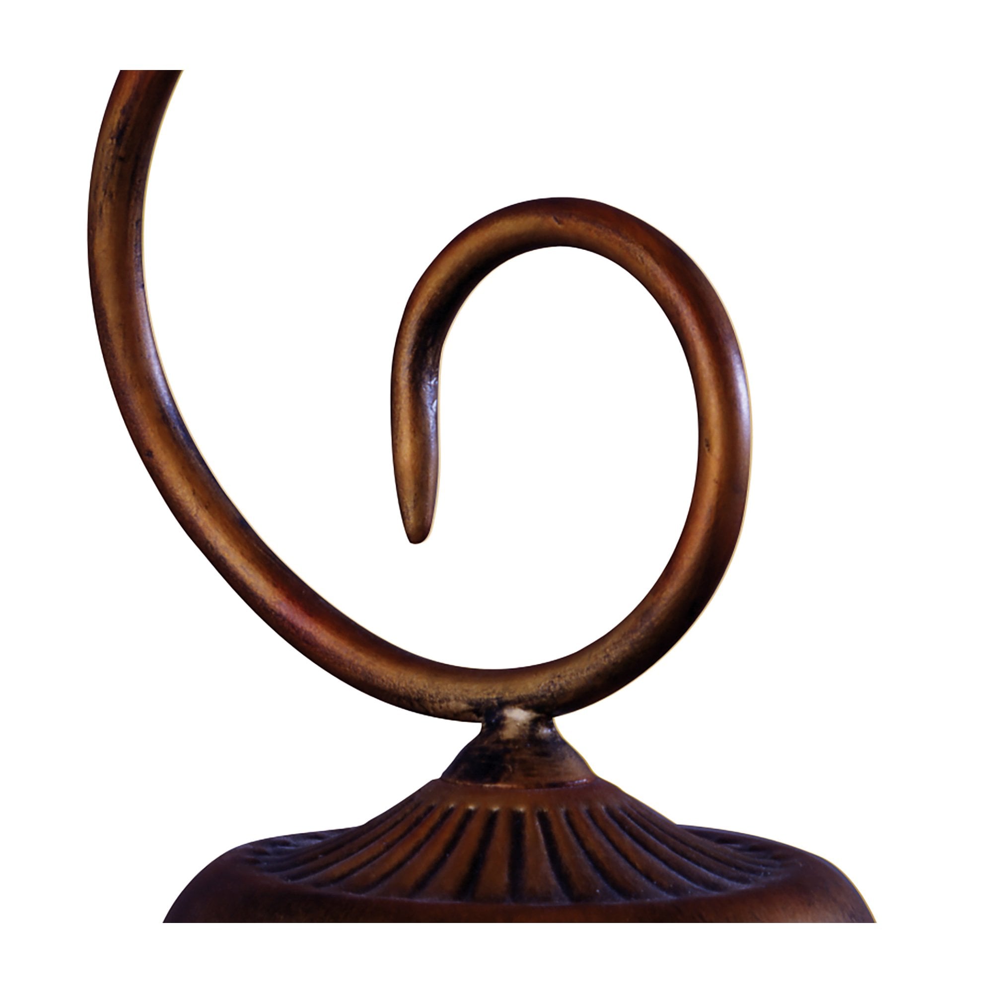 M38007 Wave Table Lamp 1 Light G9 Rustic Gold