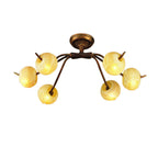 M38002 Wave Ceiling 6 Light G9 Rustic Gold