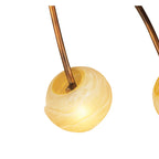 M38001 Wave Ceiling 10 Light G9 Rustic Gold