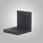 M6755 Zanzibar Backlight Wall Lamp Switched Mobile Phone Induction Charger 3W LED Sand Black