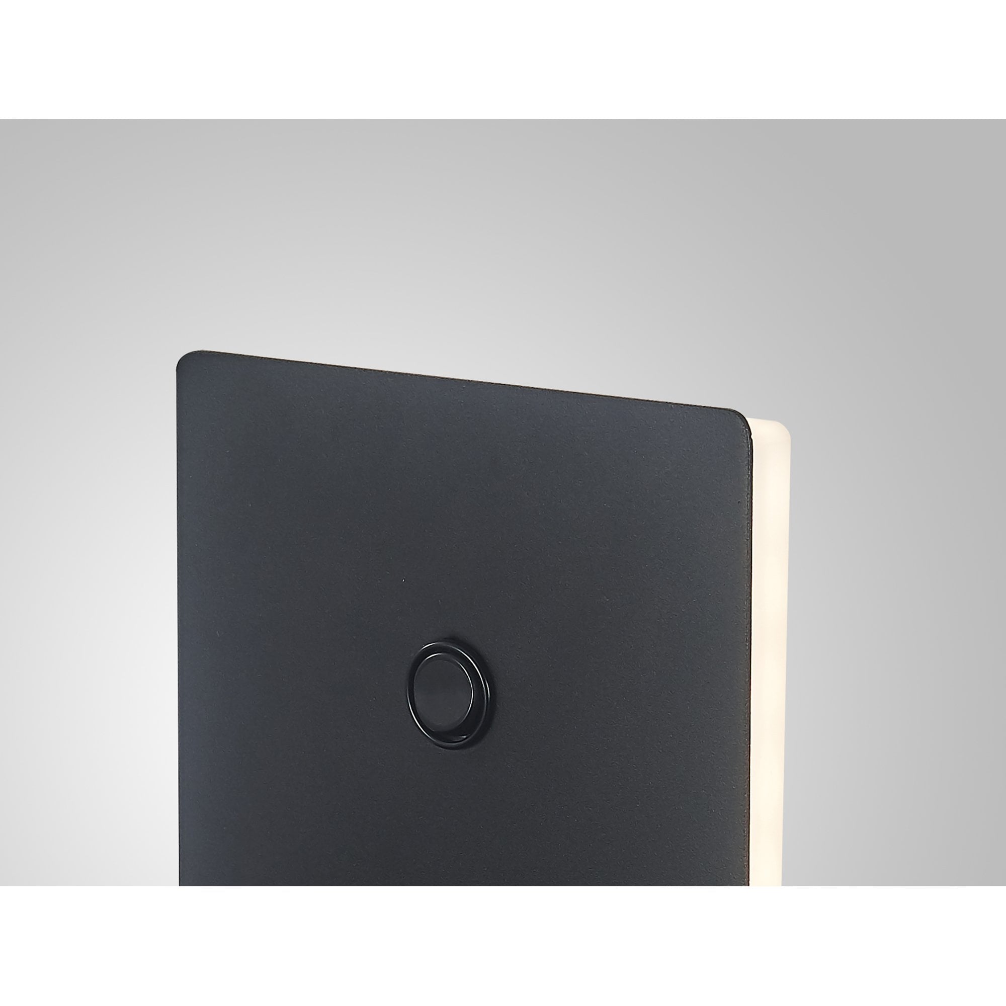 M6755 Zanzibar Backlight Wall Lamp Switched Mobile Phone Induction Charger 3W LED Sand Black