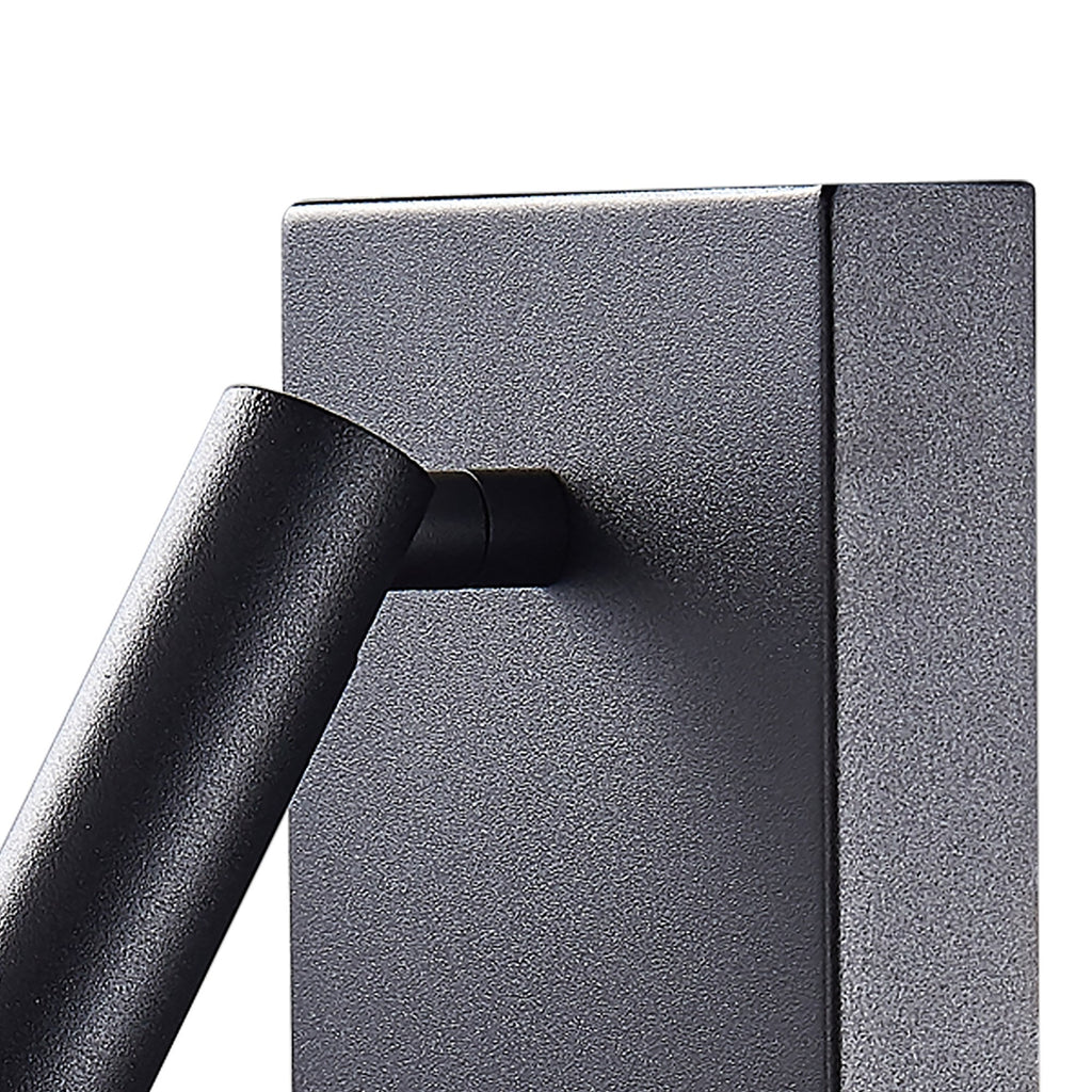 M6752 Zanzibar Reader Wall Lamp Switched Mobile Phone Induction Charger 3W LED Sand Black