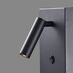 M6752 Zanzibar Reader Wall Lamp Switched Mobile Phone Induction Charger 3W LED Sand Black
