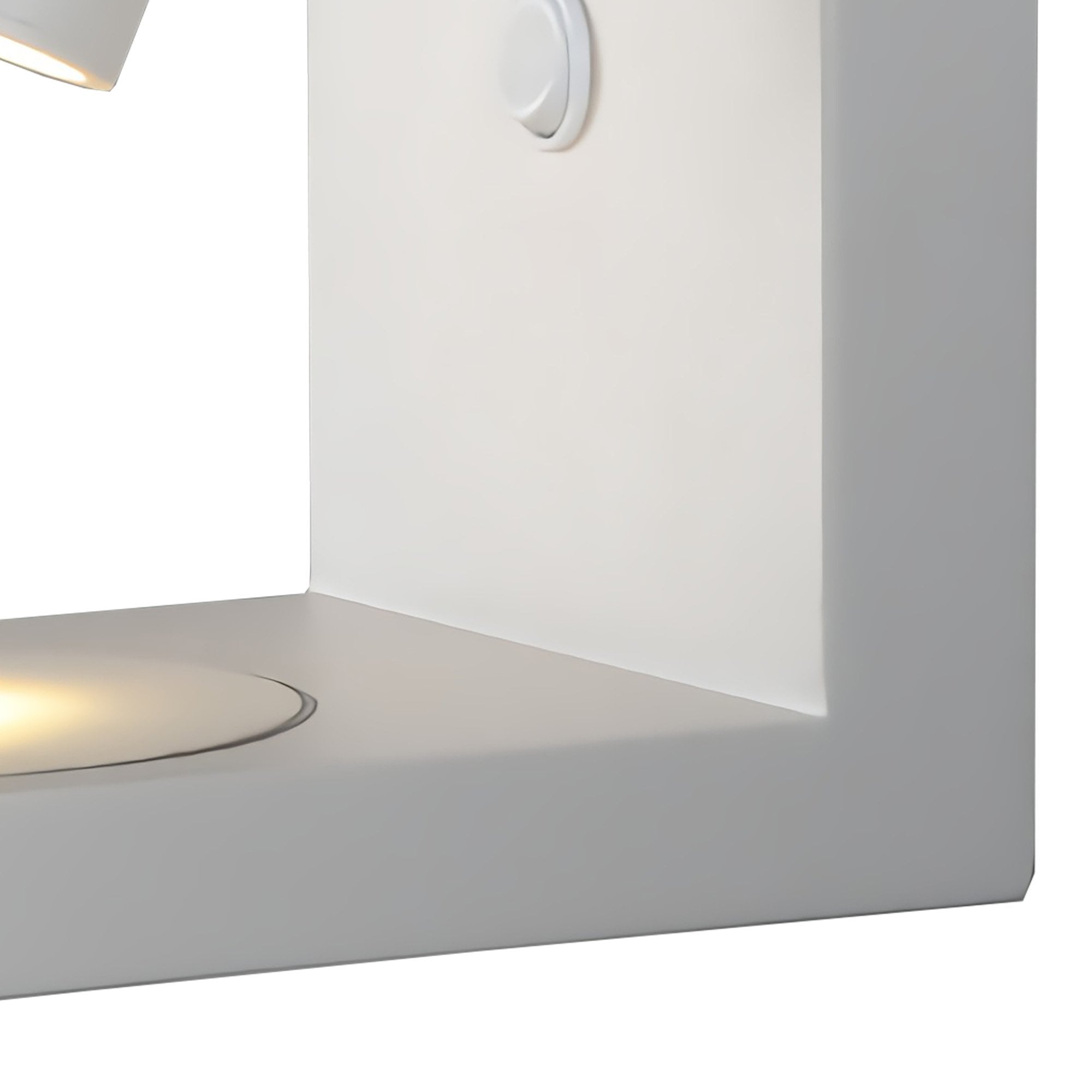 M6750 Zanzibar Reader Wall Lamp Switched Mobile Phone Induction Charger 3W LED Sand White