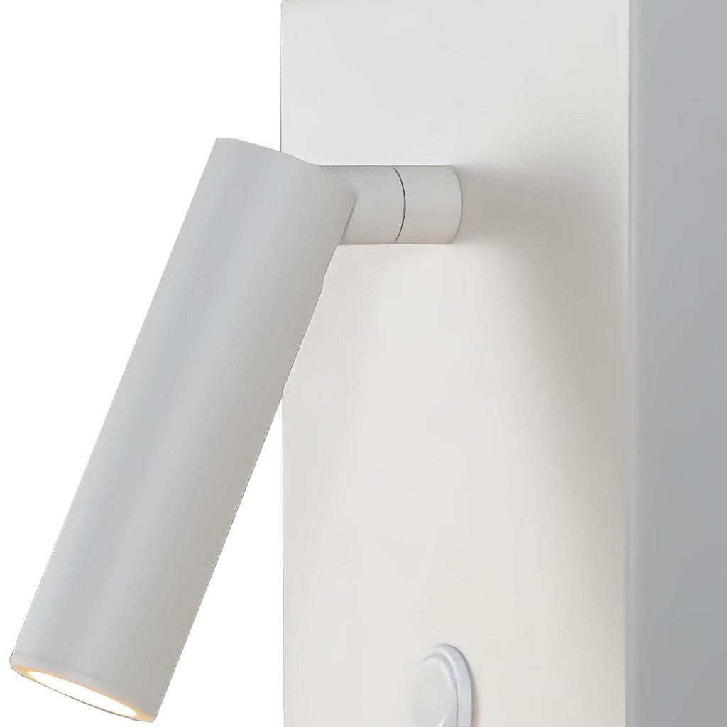 M6750 Zanzibar Reader Wall Lamp Switched Mobile Phone Induction Charger 3W LED Sand White