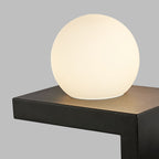 M6753 Zanzibar Wall Lamp Switched Globe Mobile Phone Induction Charger 6W LED Sand Black