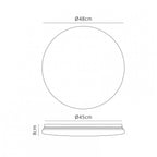 M5940 Zero II Flush 48cm Round 50W LED White