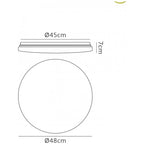 M5946 Zero Smart Ceiling 80W LED Remote Control White