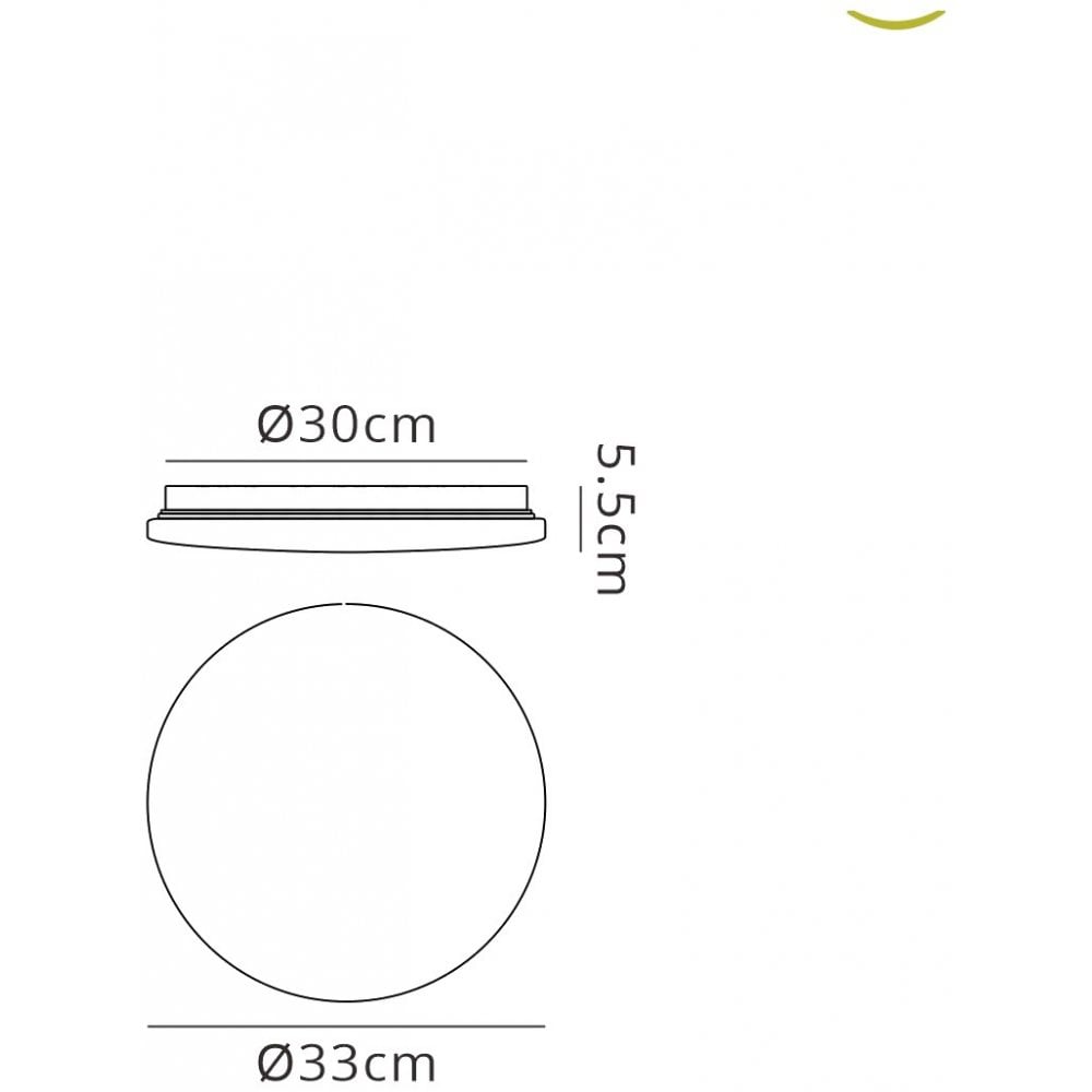M5948 Zero Smart Ceiling 40W LED Remote Control White