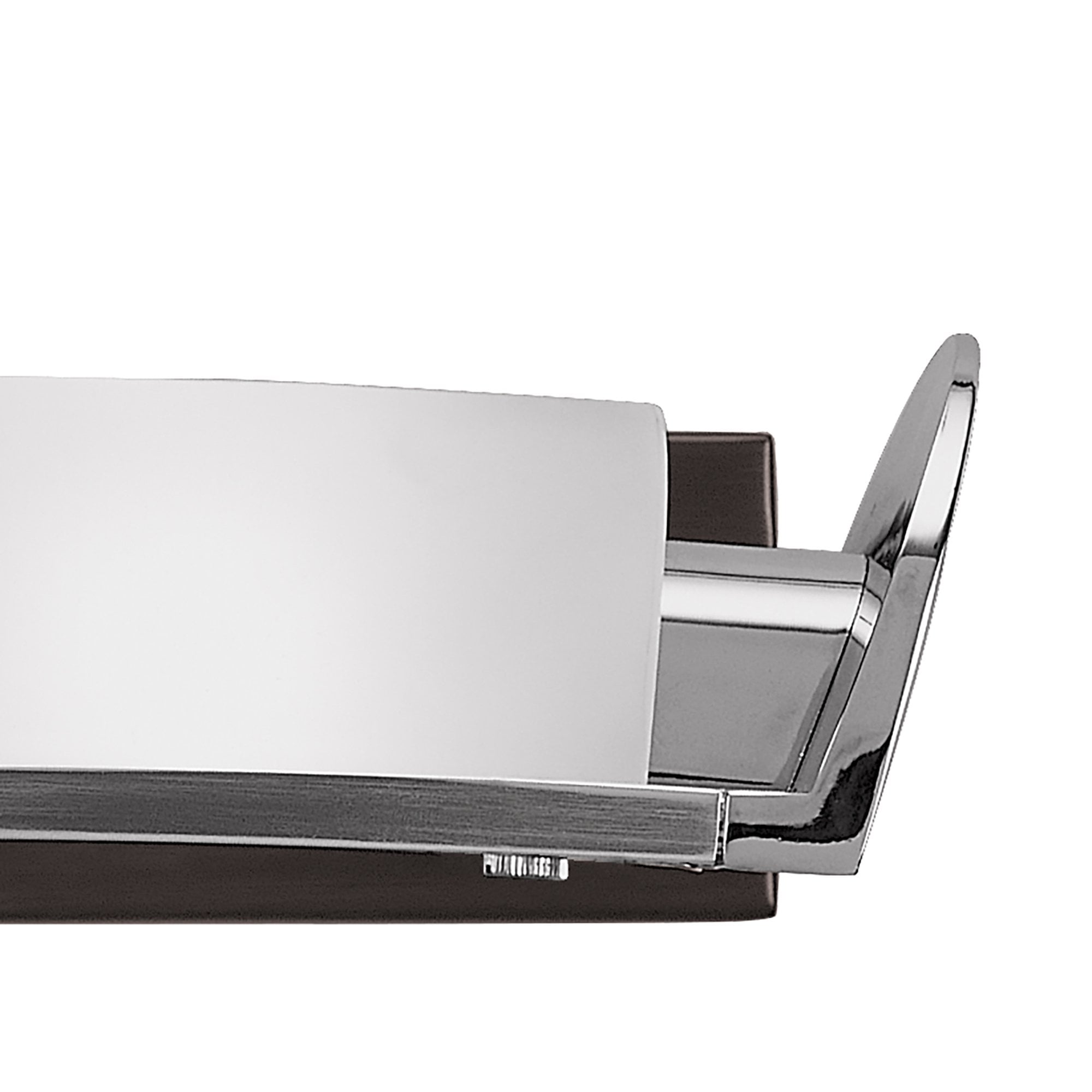 M0104/S Zira Wall Lamp Switched 2 Light G9 Polished Chrome/Frosted White Glass/Wenge