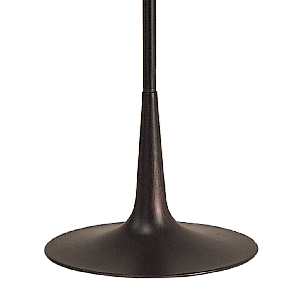M0105 Zira Floor Lamp 2 Light G9 Polished Chrome/Frosted White Glass/Wenge