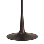 M0105 Zira Floor Lamp 2 Light G9 Polished Chrome/Frosted White Glass/Wenge