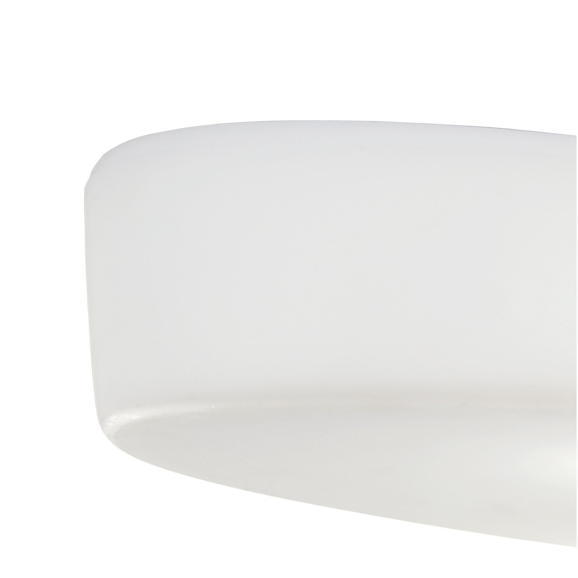 M1890 Ufo Outdoor Rectangular Pendant 6 Light E27 Matt White/Opal White