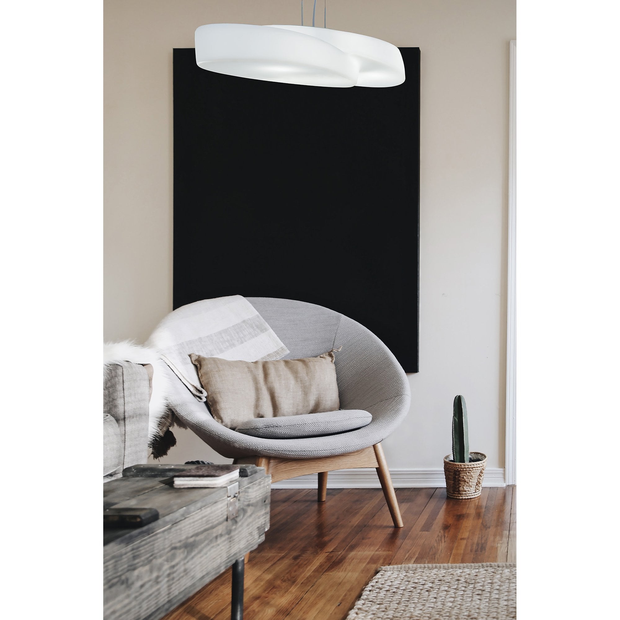 M1892 Ufo Ceiling 6 Light E27 Outdoor Matt White/Opal White