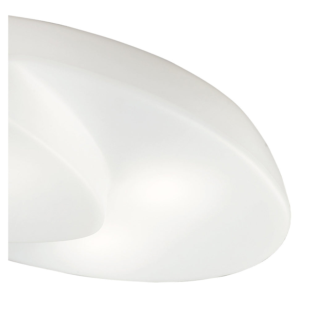 M1892 Ufo Ceiling 6 Light E27 Outdoor Matt White/Opal White