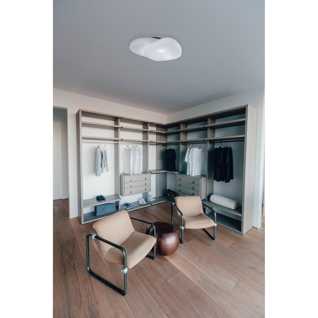 M1893 Ufo Ceiling 4 Light E27 Outdoor Matt White/Opal White