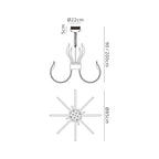 M5561 Versailles Ceiling LED Light 155W