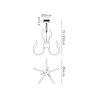 M5563 Versailles Ceiling LED Light 66W