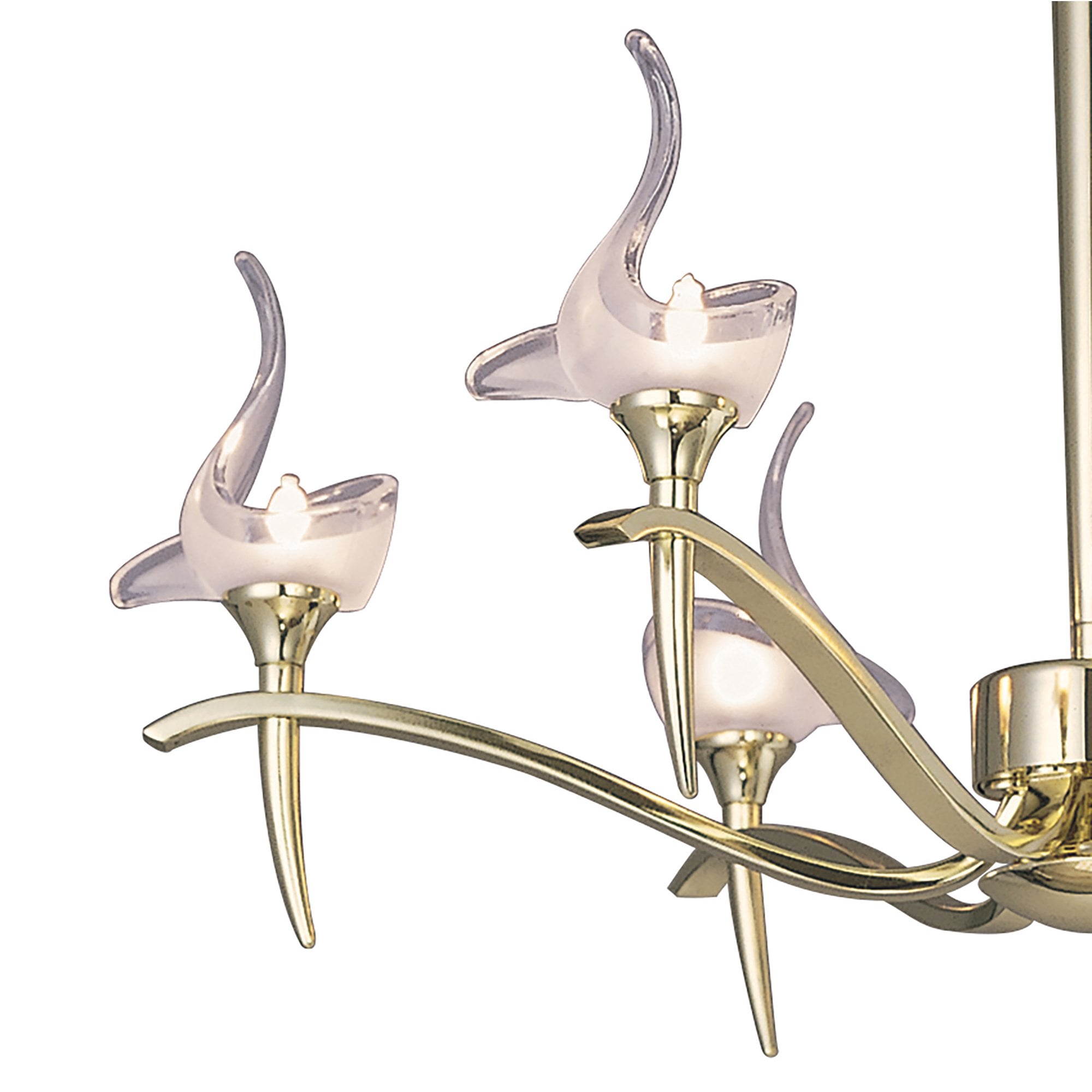 M0322PB Viena Telescopic Pendant Round 6 Light G9 Polished Brass