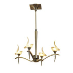 M0323AB Viena Telescopic Pendant Round 4 Light G9 Antique Brass