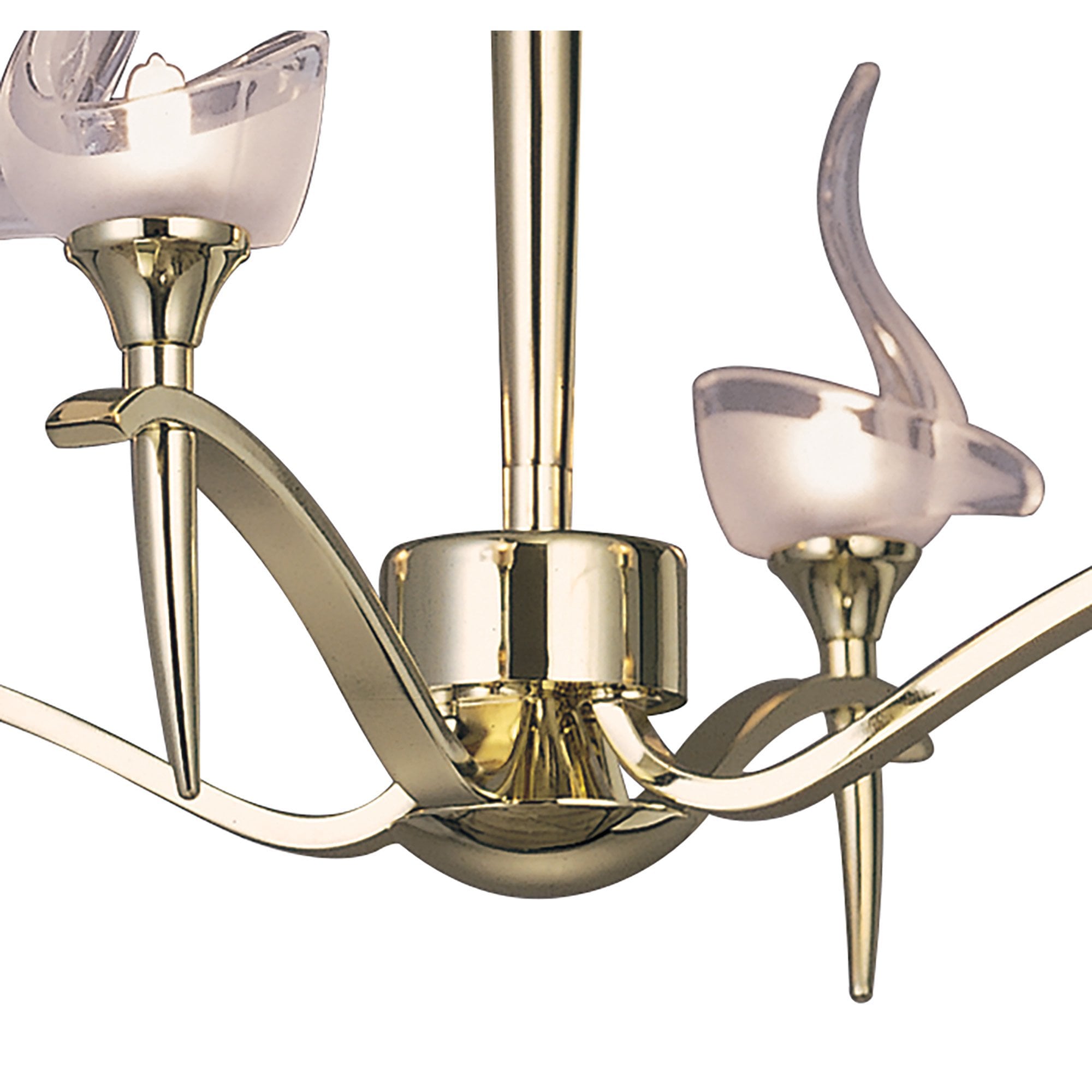 M0323PB Viena Telescopic Pendant Round 4 Light G9 Polished Brass