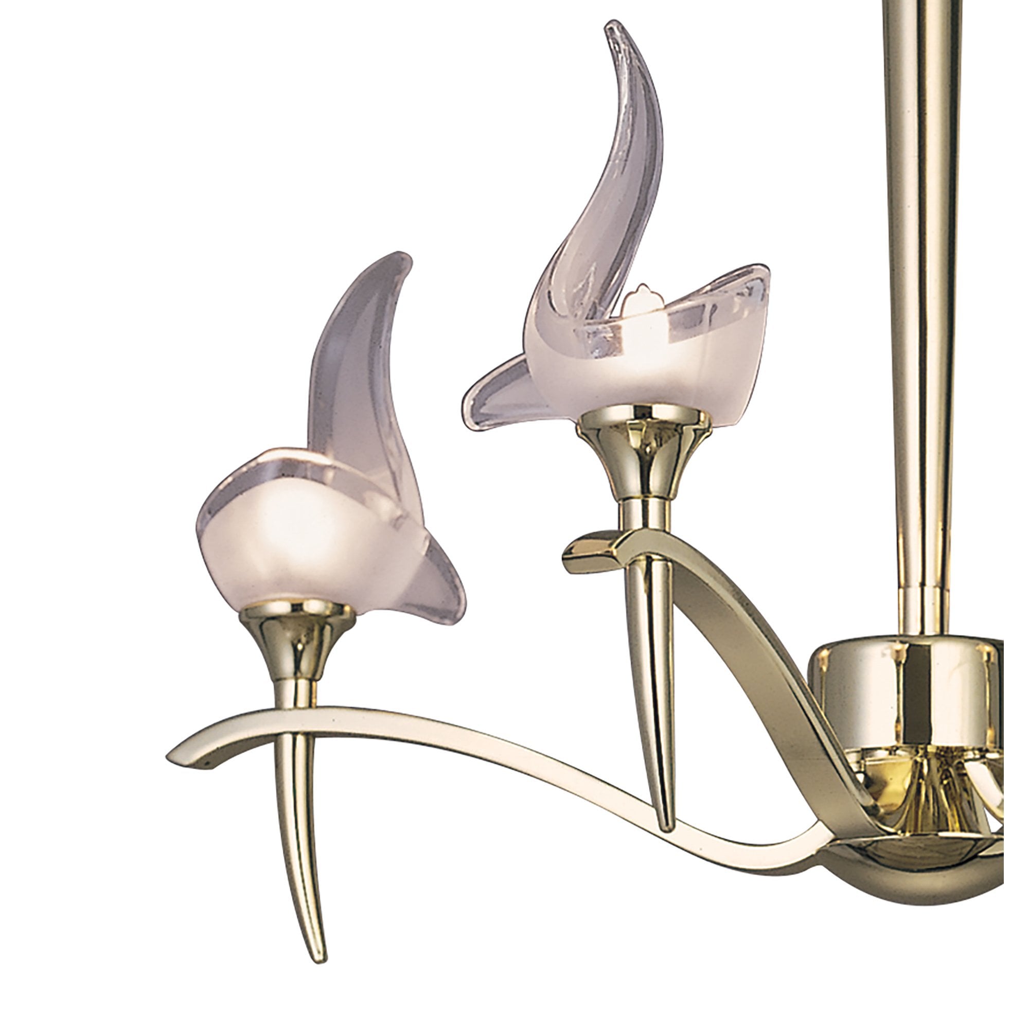 M0323PB Viena Telescopic Pendant Round 4 Light G9 Polished Brass