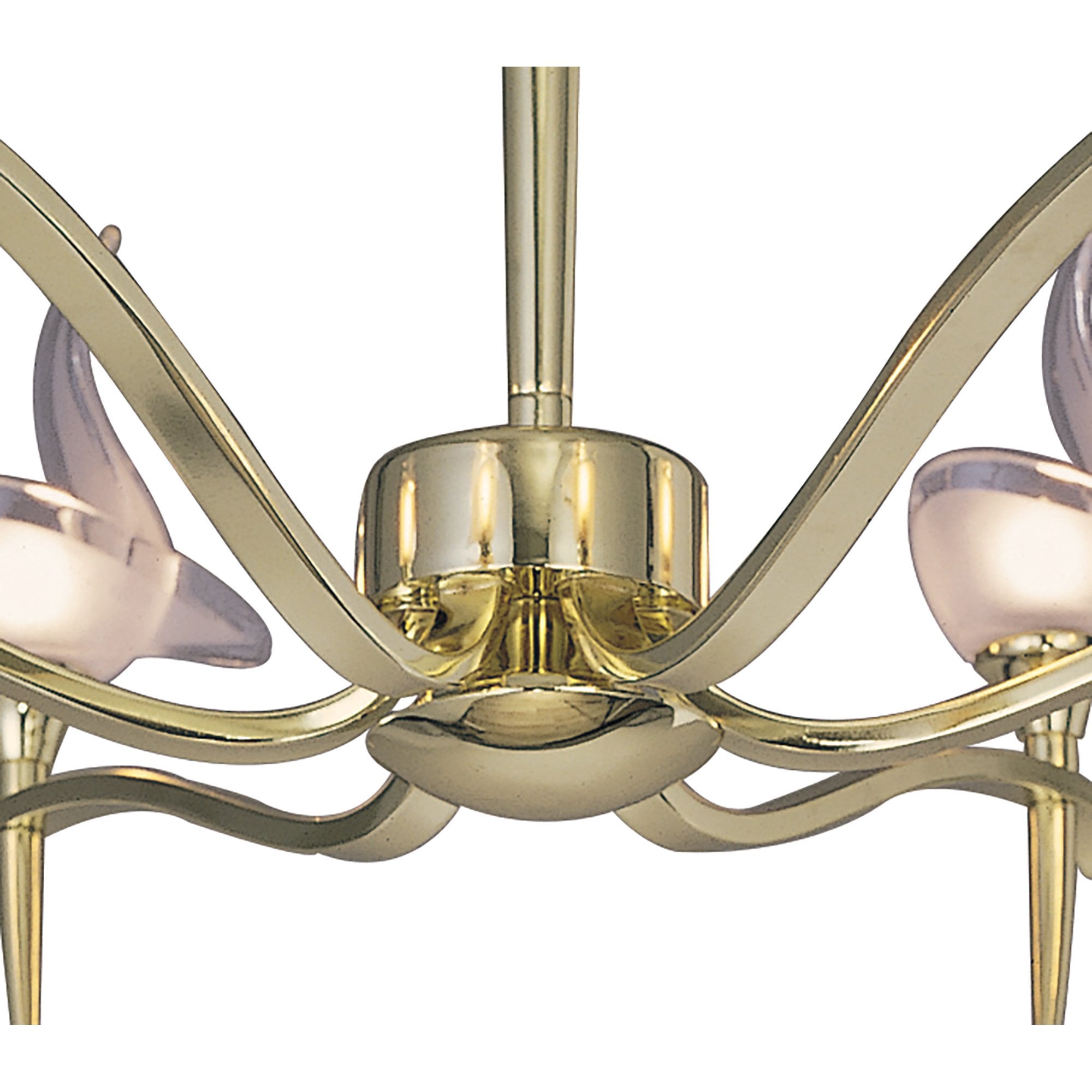 M0324PB Viena Semi Flush Round 6 Light G9 Polished Brass