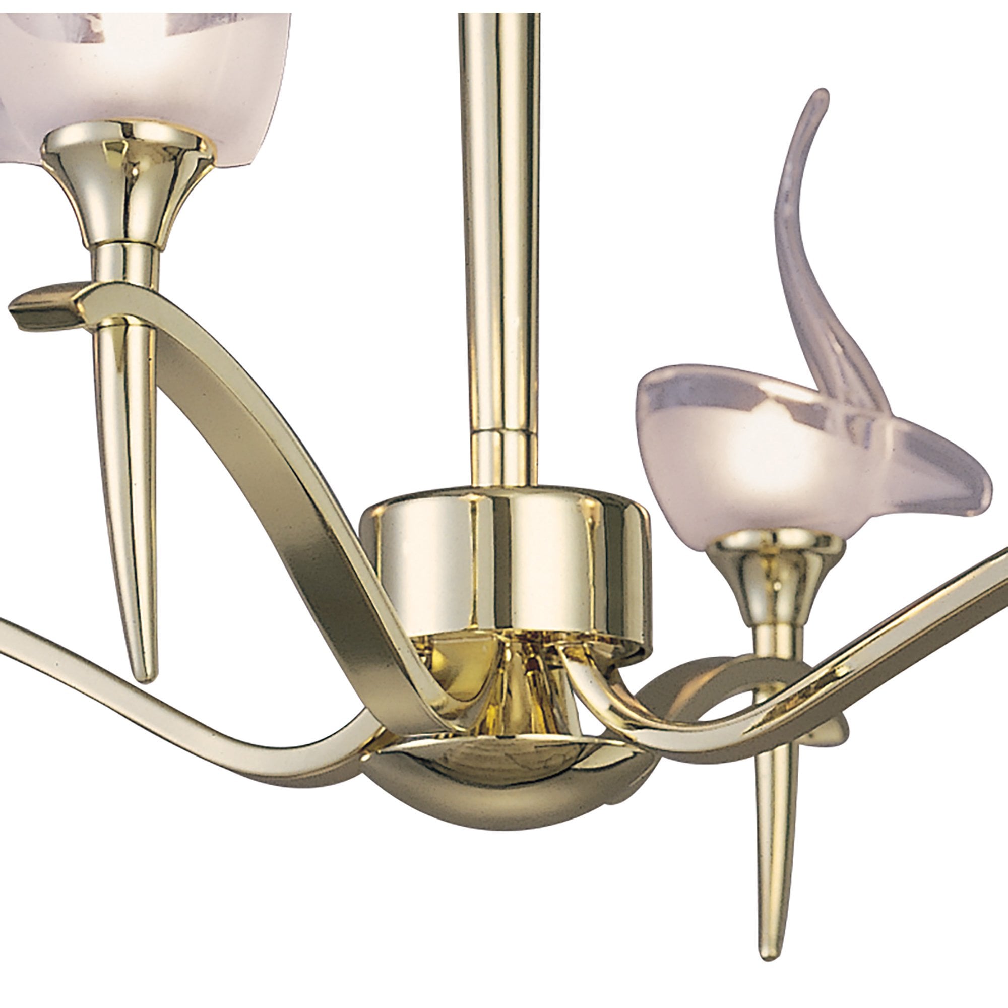 M0325PB Viena Semi Flush Round 4 Light G9 Polished Brass
