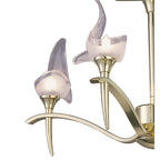 M0325PB Viena Semi Flush Round 4 Light G9 Polished Brass
