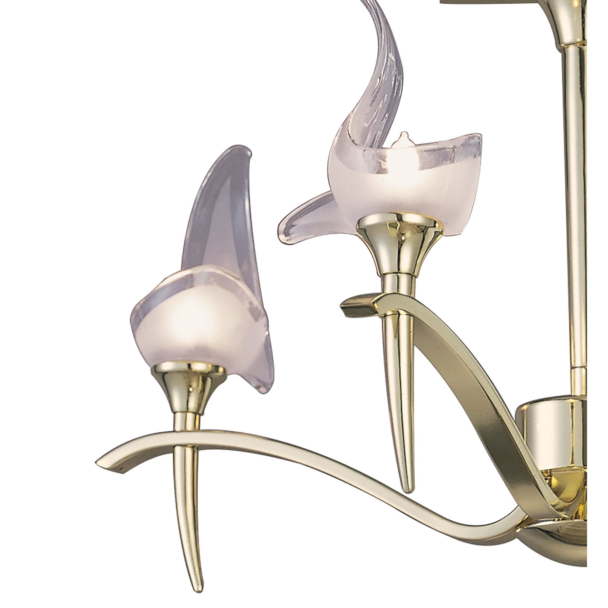 M0325PB Viena Semi Flush Round 4 Light G9 Polished Brass