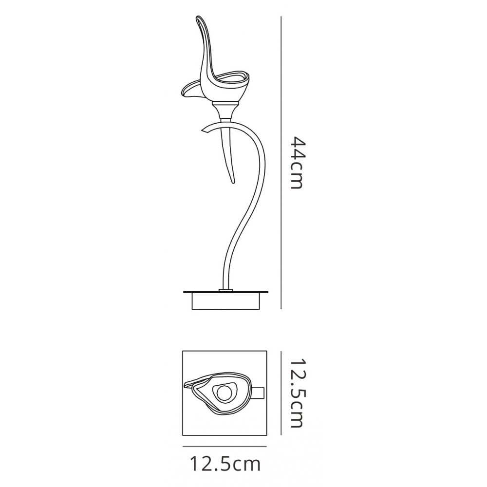 M0329PB Viena Table Lamp 1 Light G9 Polished Brass