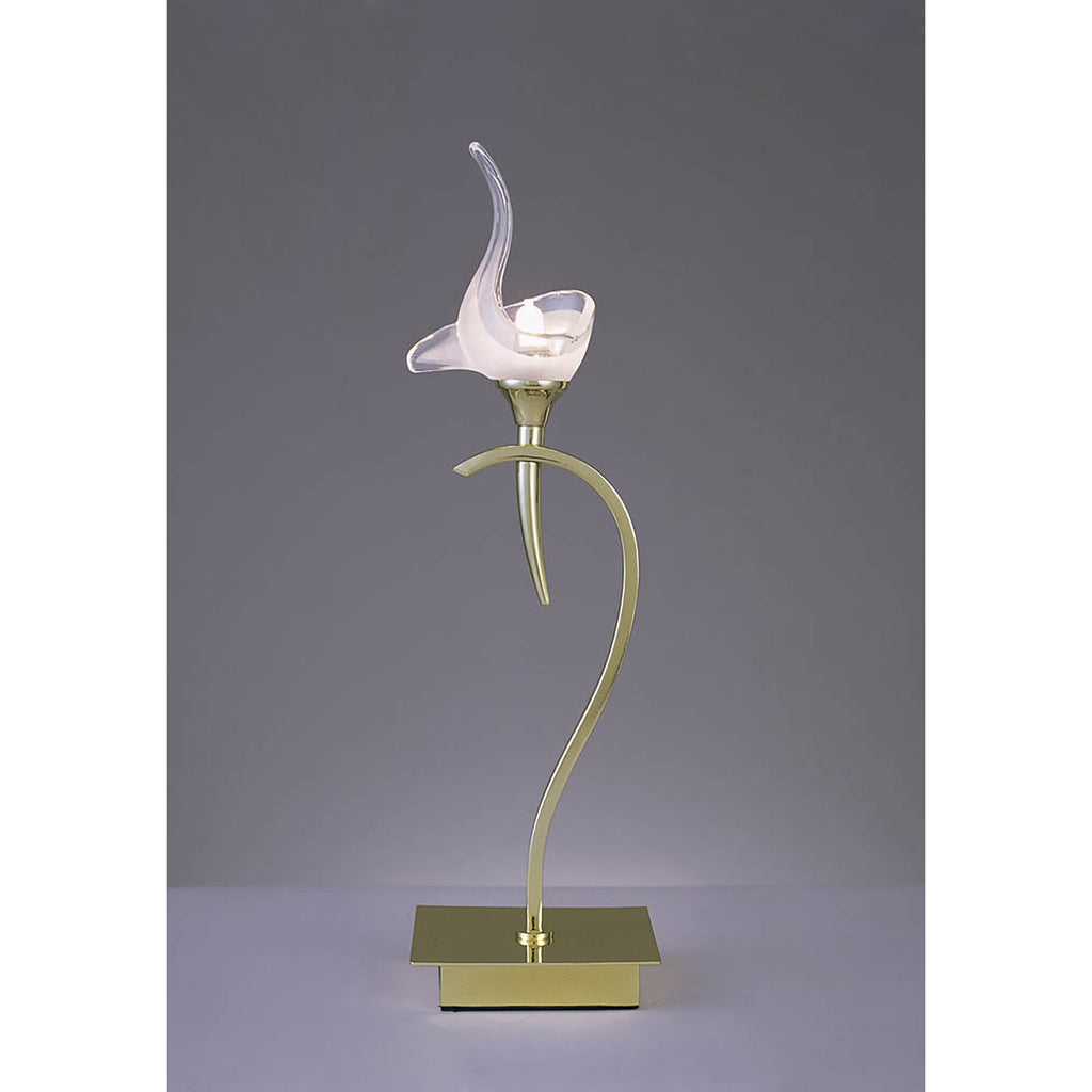 M0329PB Viena Table Lamp 1 Light G9 Polished Brass