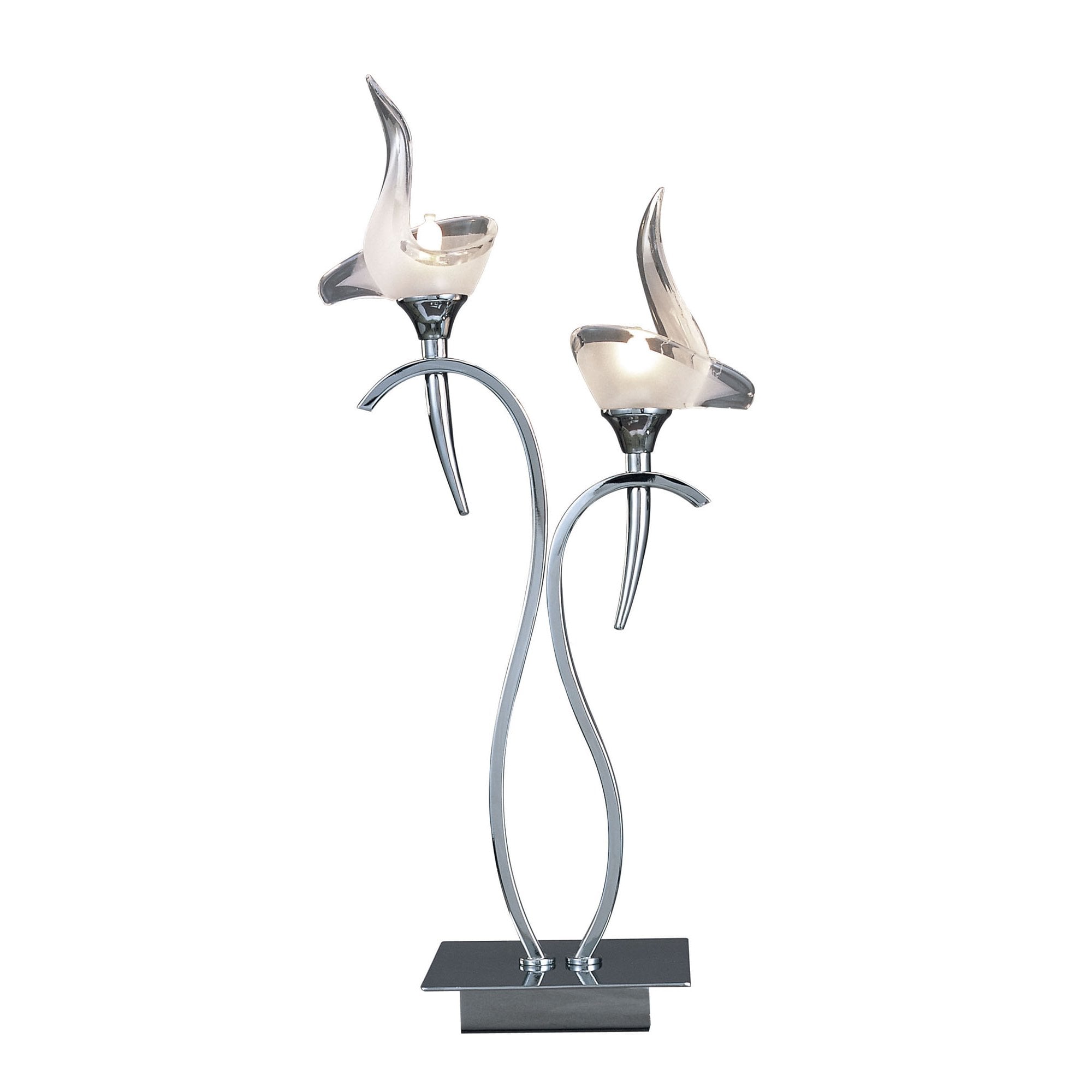 M0330 Viena Table Lamp 2 Light G9 Polished Chrome