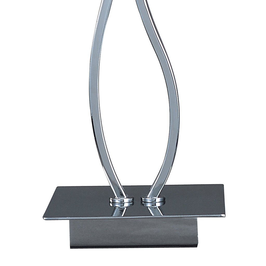 M0330 Viena Table Lamp 2 Light G9 Polished Chrome