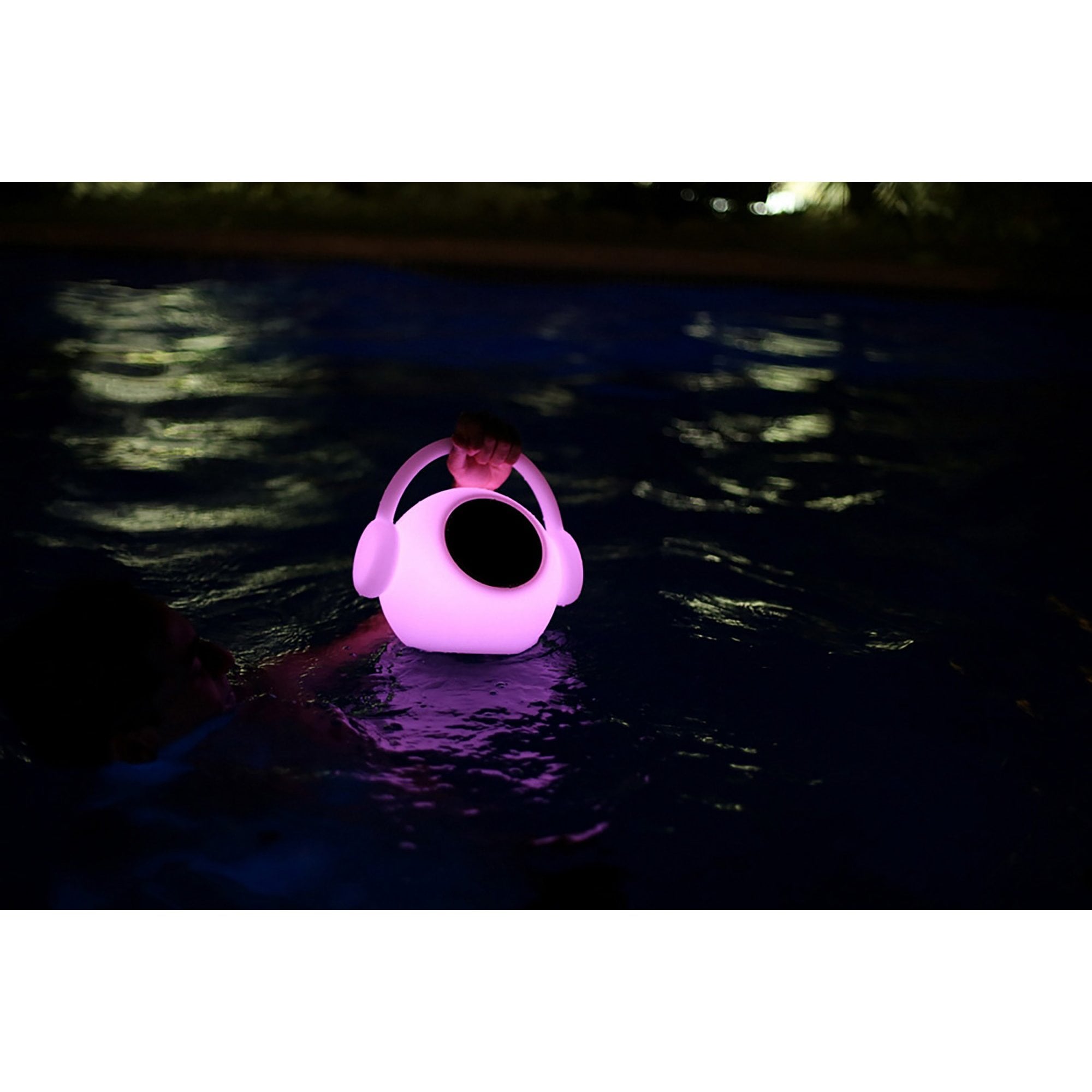 M3696 Wazowsky Outdoor Portable 3W Speaker 3W LED RGBW Lamp Bluetooth Connection/Remote Control