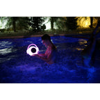 M3696 Wazowsky Outdoor Portable 3W Speaker 3W LED RGBW Lamp Bluetooth Connection/Remote Control