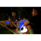 M3696 Wazowsky Outdoor Portable 3W Speaker 3W LED RGBW Lamp Bluetooth Connection/Remote Control