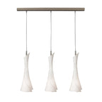 M0771 Zack Linear Pendant 3 Light E27 Line Satin Nickel