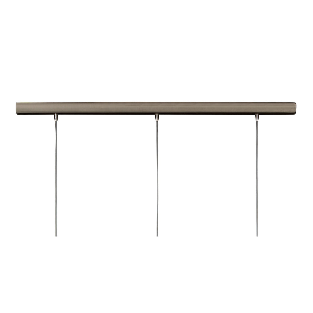 M0771 Zack Linear Pendant 3 Light E27 Line Satin Nickel