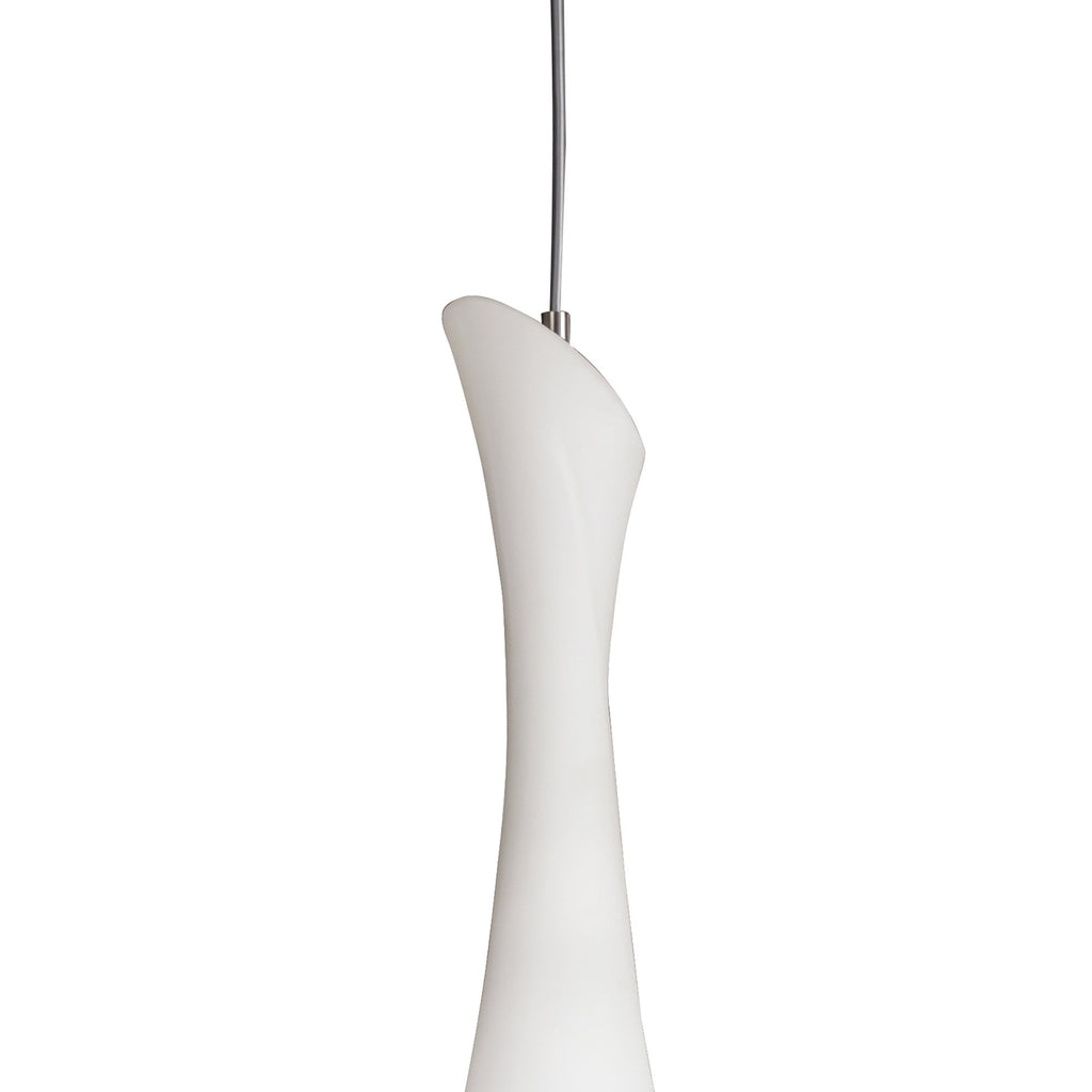 M0772 Zack Pendant 1 Light E27 Satin Nickel