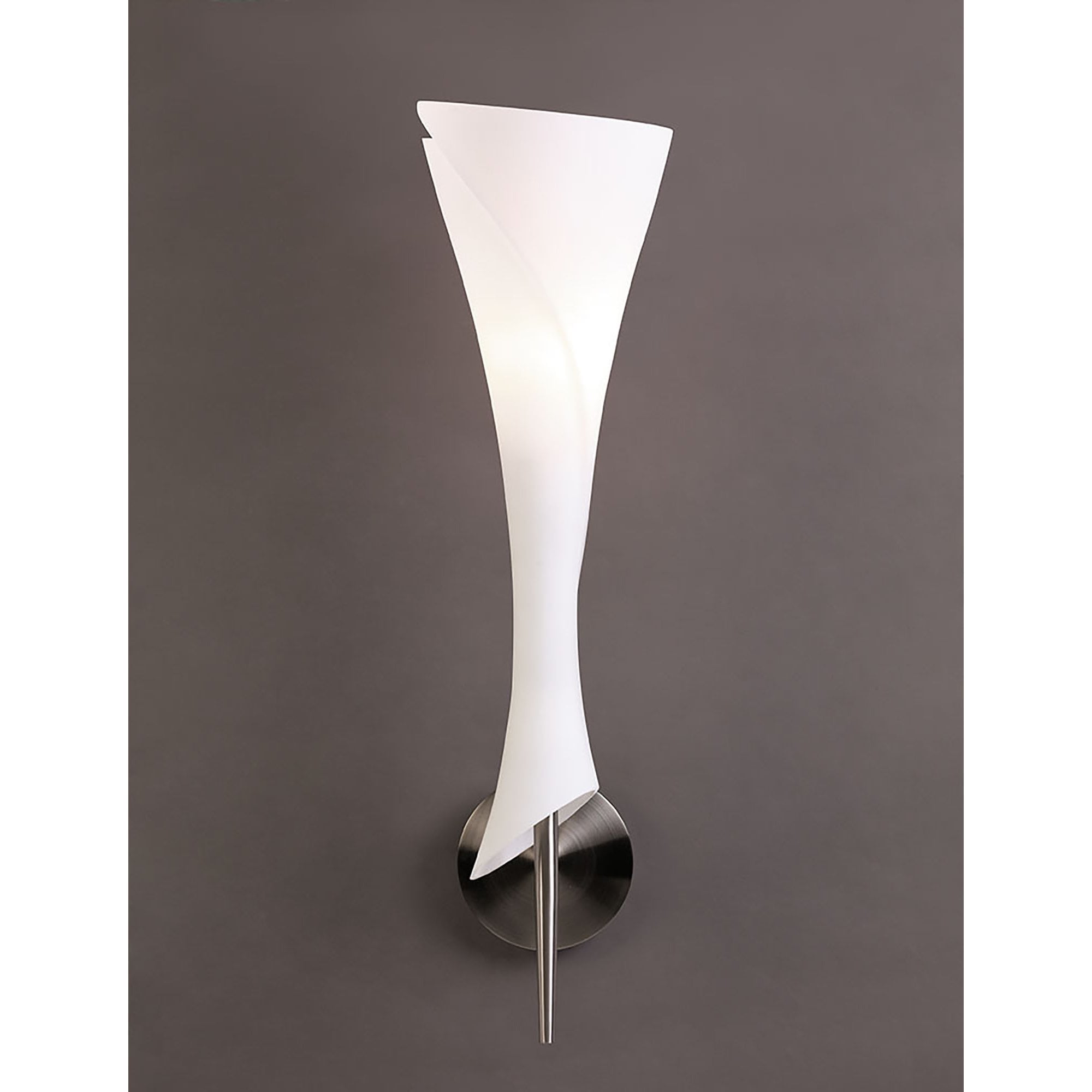 M0773 Zack Wall Lamp 1 Light E14 Satin Nickel