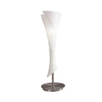 M0774 Zack Table Lamp 1 Light E14 Satin Nickel