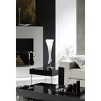 M0774 Zack Table Lamp 1 Light E14 Satin Nickel