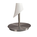 M0774 Zack Table Lamp 1 Light E14 Satin Nickel