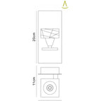 M1446SN/S Zen Wall Lamp Switched 1 Light G9 Satin Nickel