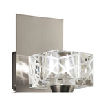 M1446SN/S Zen Wall Lamp Switched 1 Light G9 Satin Nickel