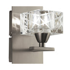 M1446SN/S Zen Wall Lamp Switched 1 Light G9 Satin Nickel