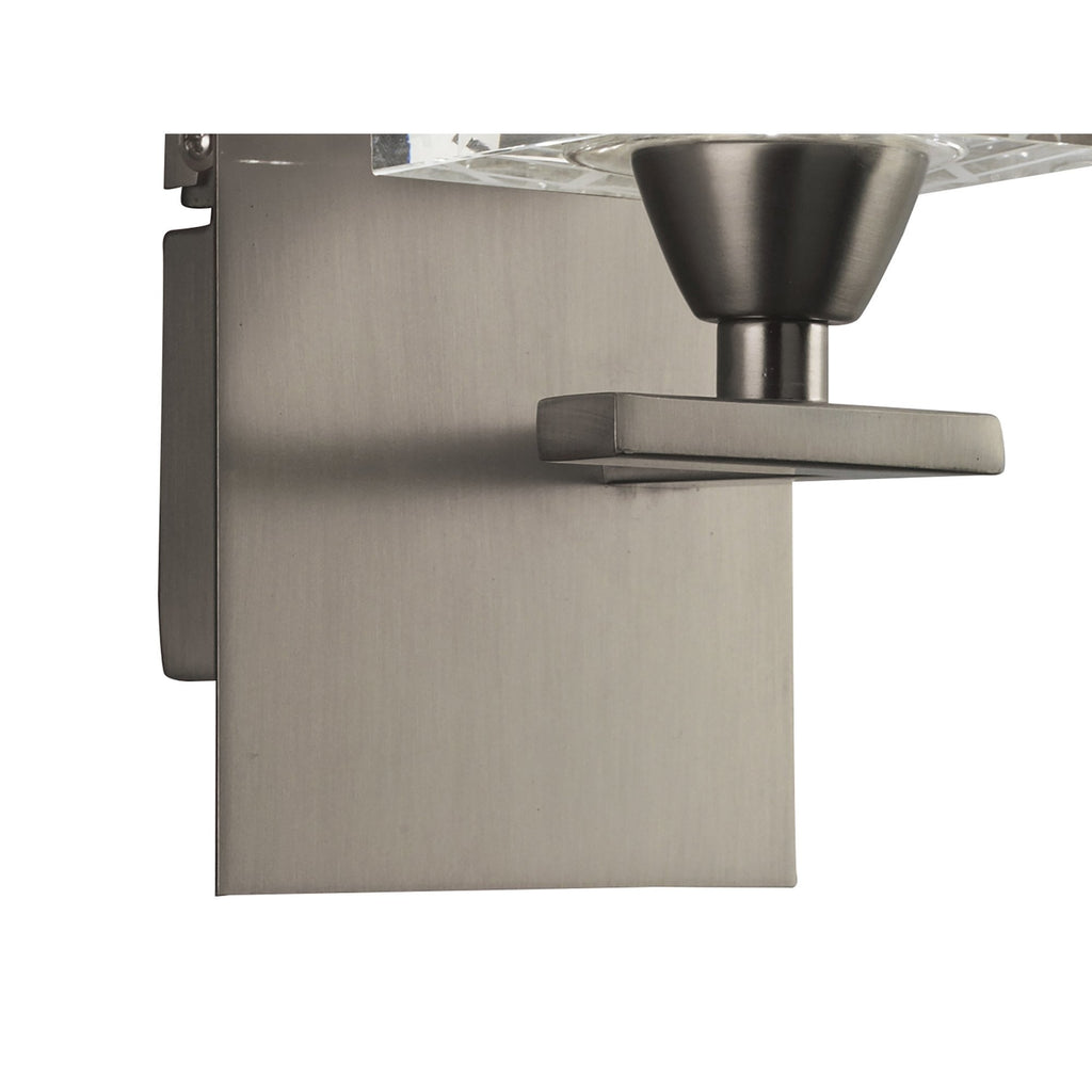 M1446SN/S Zen Wall Lamp Switched 1 Light G9 Satin Nickel