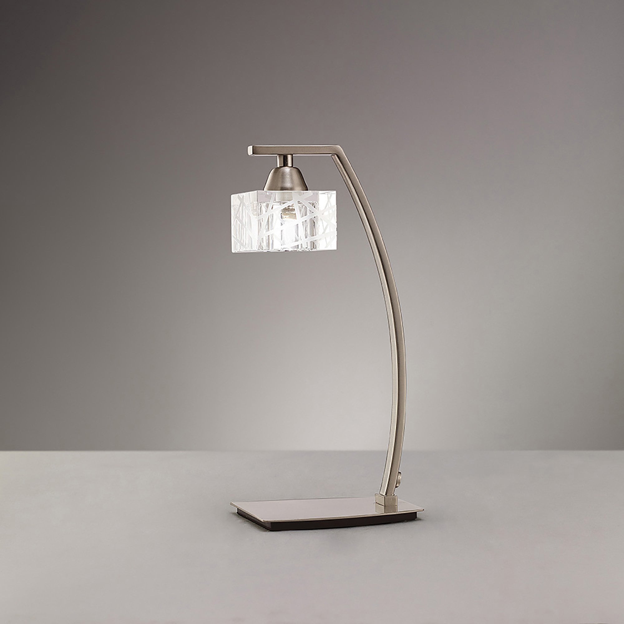 M1447SN Zen Table Lamp 1 Light G9 Satin Nickel
