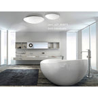 M5410 Zero E27 Flush Ceiling/Wall 5x20W Large White Acrylic